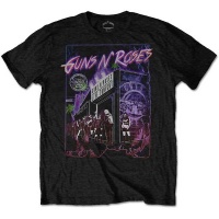 Guns N' Roses - Sunset Boulevard Menâ€™s Black T-Shirt Photo