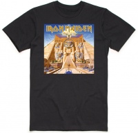 Iron Maiden - Powerslave Album Cover Box Menâ€™s Black T-Shirt Photo