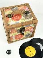Retro Record - 7" 50 Record Storge Carry Case Photo