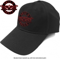 Guns N' Roses - Red Circle Logo Baseball Cap - Black Photo