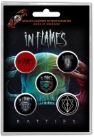 In Flames - Battles Button Badges Photo