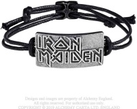 Iron Maiden - Logo Leather Wriststrap Photo