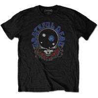 Grateful Dead Space Your Face & Logo Menâ€™s Black T-Shirt Photo