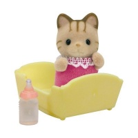 Epoch Sylvanian Families - Striped Cat Baby Playset Photo