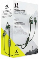 Logitech - Jaybird X4 Sport and Running Wireless Bluetooth Headphones Compatible with iOS and Android Smartphones - Storm Metallic Photo
