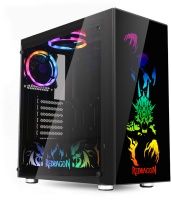 Redragon - STEELJAW PRO Tempered Glass RGB ATX Gaming Chassis Photo
