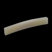 Allparts BN-2205 Electric Guitar Unbleached Blank Bone Nut with Curved Bottom for Fender Stratocaster Style Guitars Photo