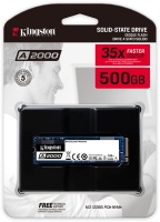 Kingston Technology - A2000 Series 500GB NVME M.2 Internal SSD with Full Security Suite Photo
