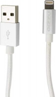 GIZZU Lightning 1.2m Braided Cable White Photo