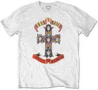 Guns N' Roses - Packaged Appetite For Destruction Boys T-Shirt - White Photo