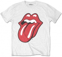 The Rolling Stones - Packaged Classic Tongue Boys T-Shirt - White Photo