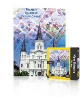 New York Puzzle Company - New Orleans City Map Mini Puzzle Photo
