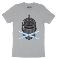 Fortnite - Black Knight Artpop Melange T-Shirt - Grey Photo