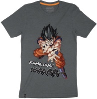 Dragon Ball Z - Kamehameha - Mens Tee - Charcoal T-Shirt Photo