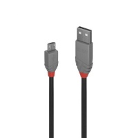 Lindy 1m USB2.0 A to Micro-B Cable - Anthracite Photo