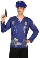 Atosa Fancy Dress - Policeman 3D T-Shirt Photo