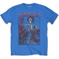 The Grateful Dead - Bertha & Logo Men's T-Shirt - Blue Photo
