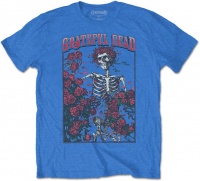 The Grateful Dead - Bertha & Logo Men's T-Shirt - Blue Photo