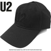 U2 - Logo Baseball Cap - Black Photo