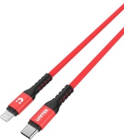 Unitek 1m USB Type-C to Lighting Charge Sync Cable - Red Photo