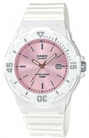 Casio Ladies Collection Analog Wrist Watch - White and Pink Photo