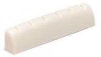 Graphtech LC-6060-10 NuBone 1/4" Slotted Electric Guitar Nut for Epiphone Style Guitars - White Photo