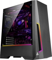 Antec DP501 ARGB LED Tempered Glass Side ATX Gaming Computer Chassis - Black Photo