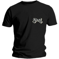 Ghost Pocket Logo Menâ€™s Black T-Shirt Photo