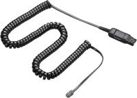 Plantronics HIC-10 Adapter Cable for Avaya IP Phones - Black Photo
