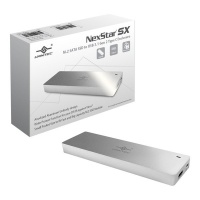 Vantec M.2 SATA SSD to USB 3.1 Gen 2 Type-C Enclosure - Silver Photo