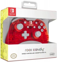 PDP Rock Candy Wired Mini Controller - Stormin-Cherry Photo