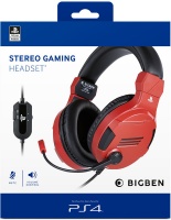 Bigben Interactive - Stereo Gaming Headset - Red Photo