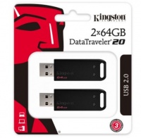 Kingston Technology - DataTraveler 20 - 2x64GB USB 2.0 Flash Drive Photo