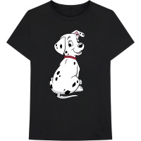 101 Dalmatians - Dalmatian Menâ€™s Black T-Shirt Photo