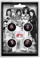 Queen - Faces Button Badge Photo