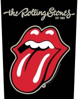 The Rolling Stones - Plastered Tongue Back Patch Photo