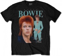 David Bowie - Life On Mars Homage Men's T-Shirt - Black Photo