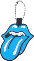 The Rolling Stones - Classic Tongue Patch Keychain - Blue Photo