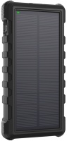 Ravpower 25000mAh 2x USB Type-C - Flash Light - Solar Power Bank - Black Photo