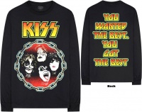 Kiss - You Wanted the Best Men's Long Sleeve T-Shirt - Black Photo