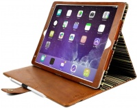 Tuff Luv Tuff-Luv Alston Craig Vintage Genuine Leather Slim-Stand Case Cover for Apple iPad 10.2 2019 - Brown Photo