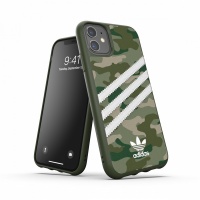 Apple Adidas 3-Stripes Camo Snap Case for iPhone 11 - Green and White Photo