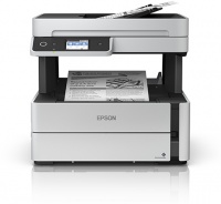 Epson EcoTank M3170 39ppm 1200 x 2400 DPI A4 Mono Multi-Function Inkjet Printer - White Photo