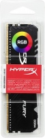HyperX Kingston Fury RGB 8GB DDR4 3000MHz CL15 Gaming Memory Module - Black Photo