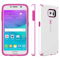 Speck CandyShell Case for Samsung Galaxy S6 - Pink and White Photo