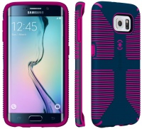 Speck CandyShell Grip Case for Samsung Galaxy S6 Edge - Blue and Pink Photo