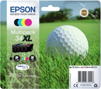 Epson 48.7ml Multipack 4-Colours 34XL DURABrite Ultra Ink Cartridge Photo