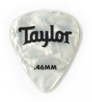 Taylor Celluloid 351 White Pearl .71mm Pick Photo