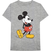 Disney - Mickey Mouse Vintage Men's T-Shirt - Grey Photo