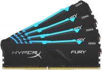 HyperX Kingston Technology - RGB Fury 64GB DDR4-2666 CL16 1.35v - 288pin Memory Module Photo
